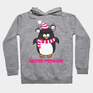 Christmas Penguin Pajama Costume Sister Penguin Shirt Tee T-Shirt Hoodie